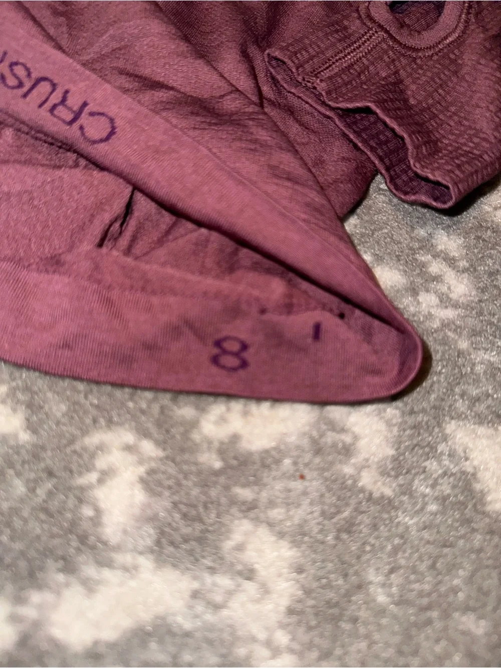Lululemon swiftly tech long sleeve - plum size 8
